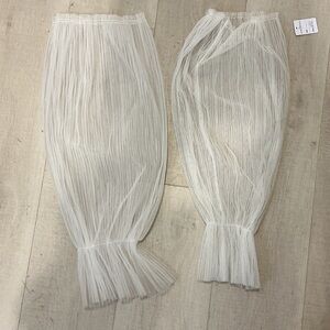 Uncommon James Sheer White Sleeves